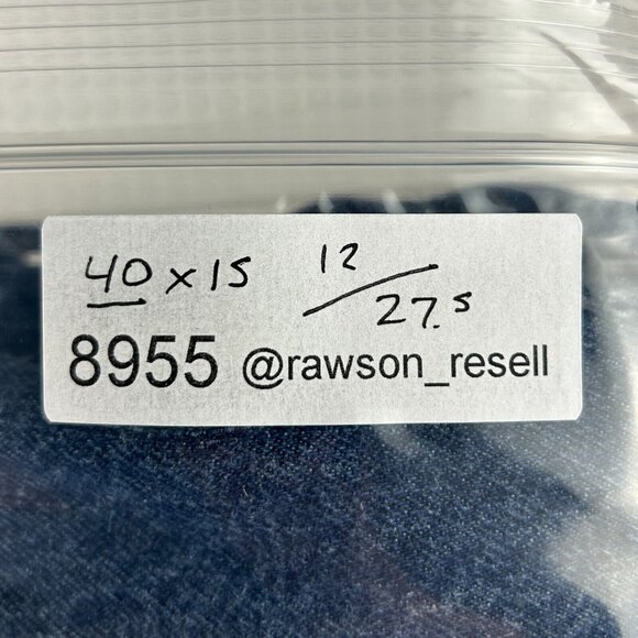 Dickies Work Wear Baggy Jean Shorts Sz 40 Blue Grunge Jorts Wide Leg‎ Skate Y2K - Picture 6 of 6